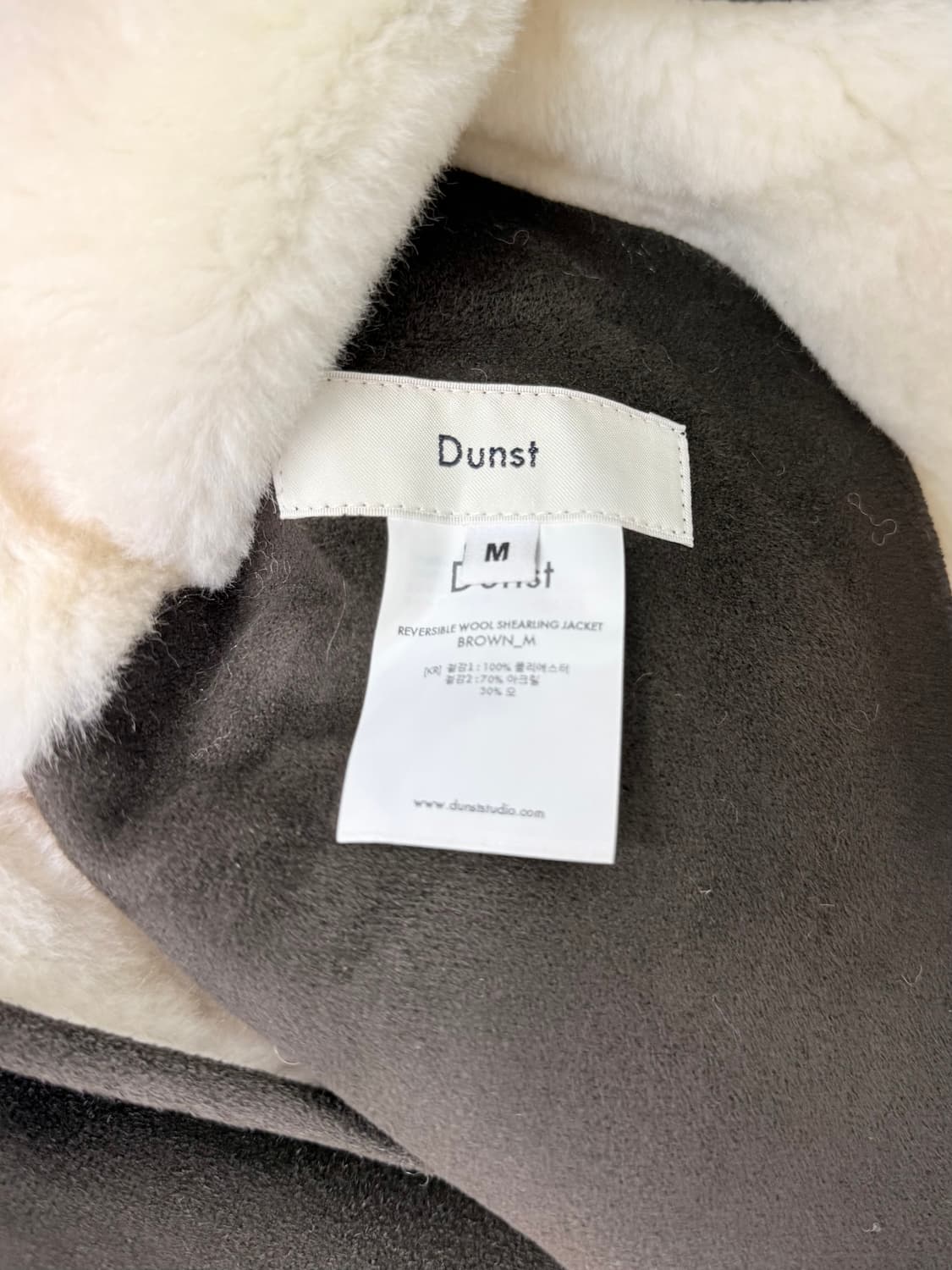 새상품 던스트 리버시블 무스탕  상품이미지7