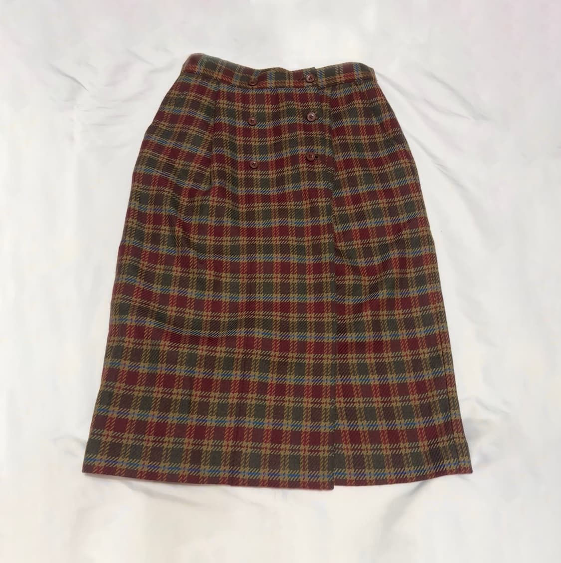 디올 스포츠 체크 미디 스커트 상품이미지1