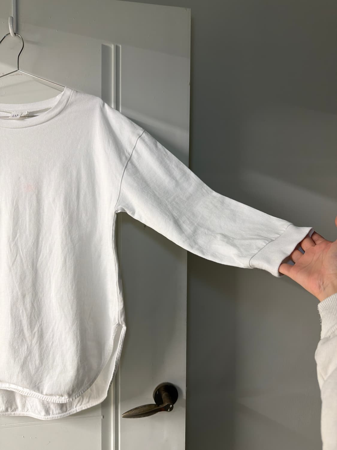 일본빈티지 갭 화이트 롱슬리브 상품이미지7