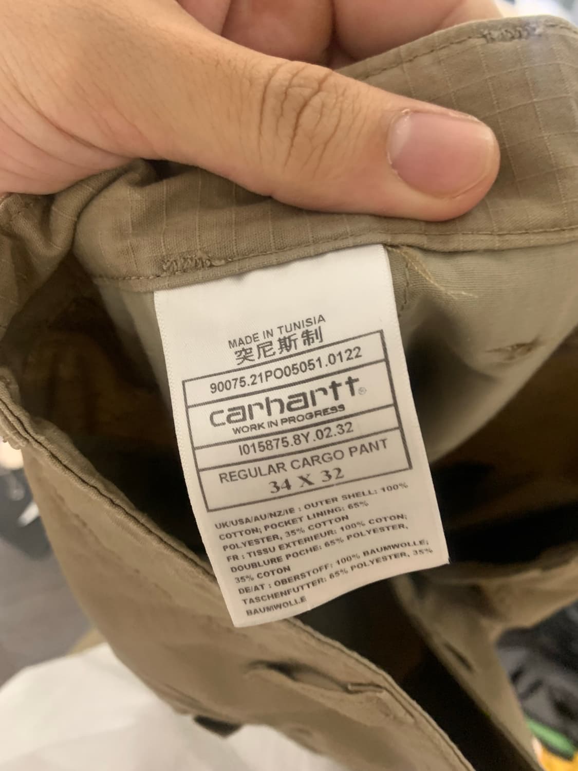 칼하트 콜카고 34*32 상품이미지3