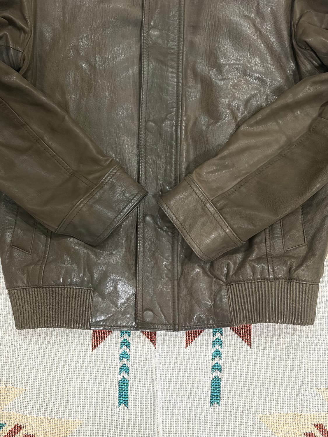 Comodo square 염소가죽 바이커 라이더 자켓 상품이미지4