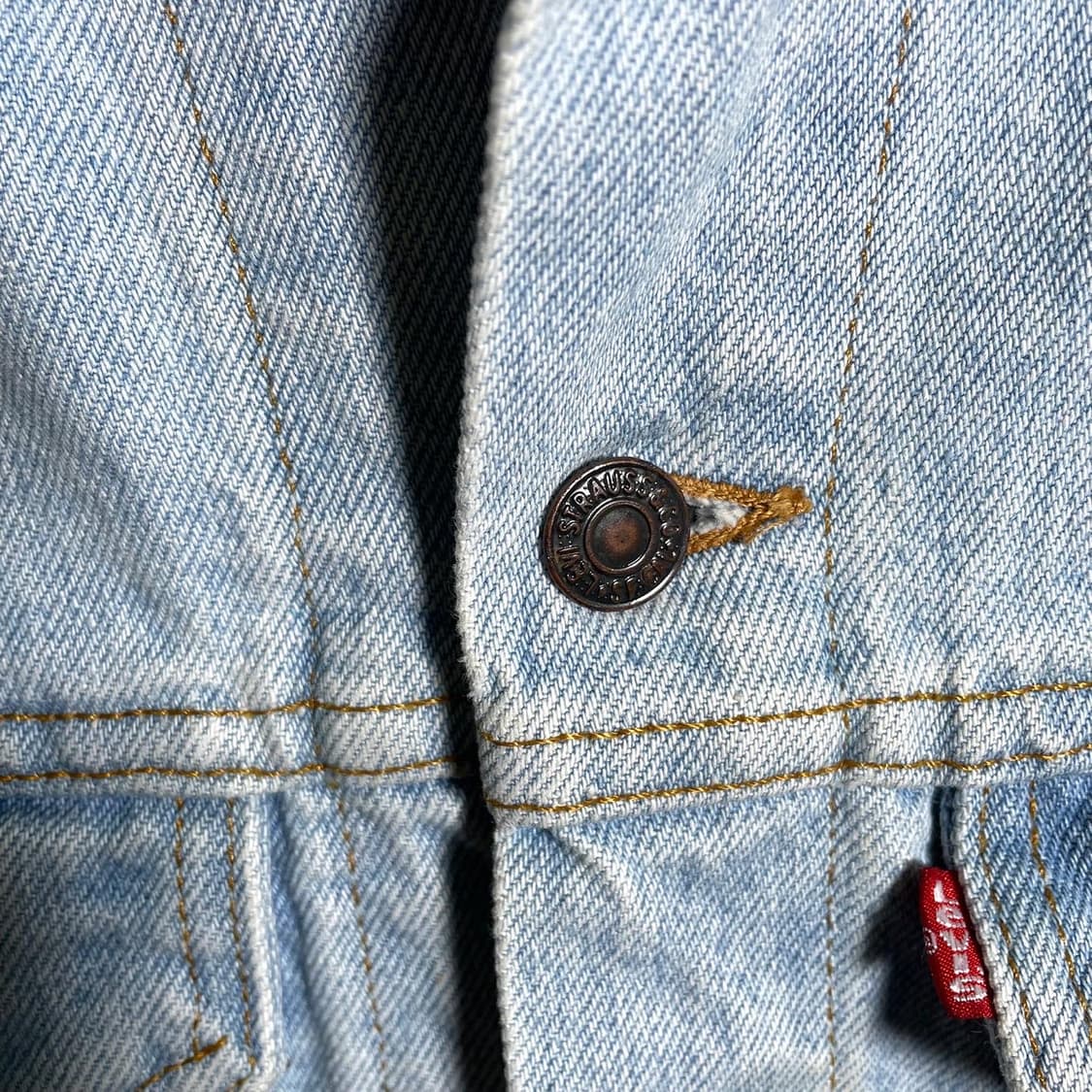 CAINE LONDON 리바이스 핸드 페인팅 데님 자켓 상품이미지5