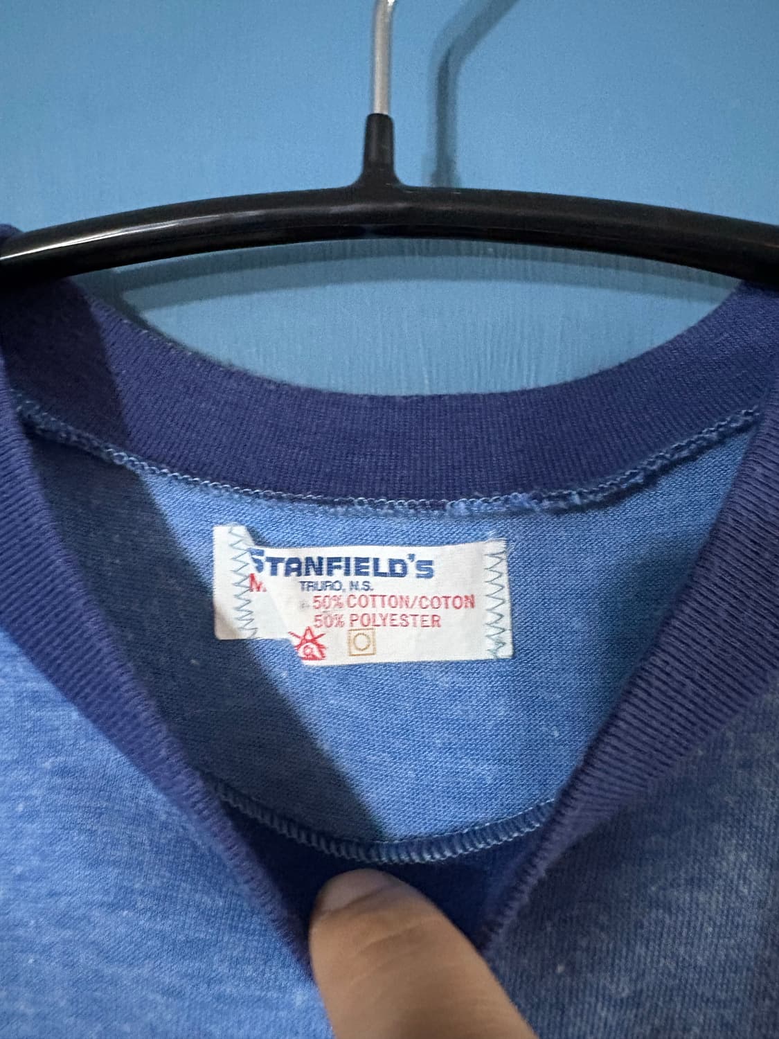 80‘s Stanfield's Ringer Tee. 상품이미지5