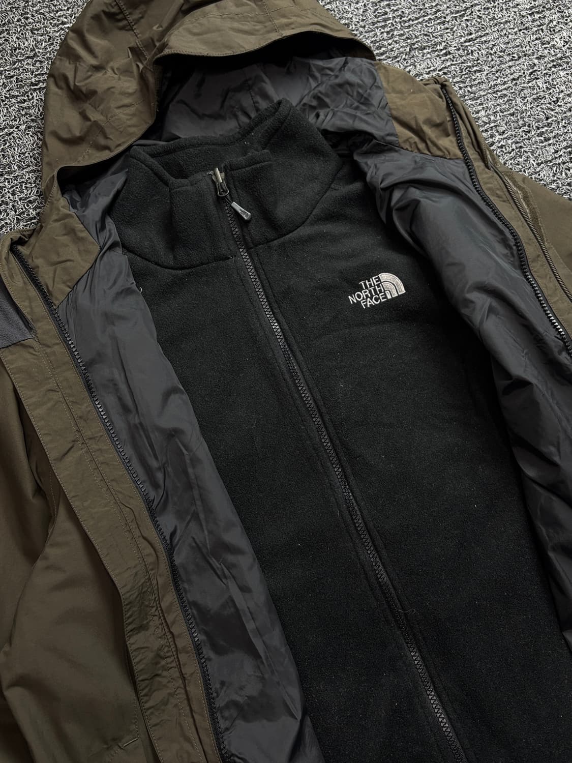 노스페이스 하이벤트 투인원 마운틴 점퍼 자켓 브라운 1956 상품이미지7