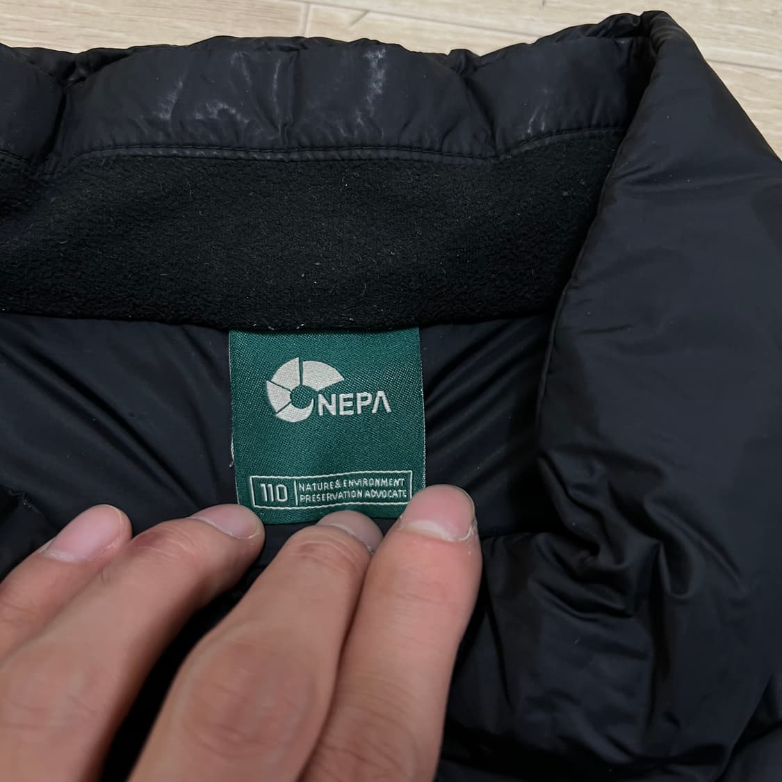 네파 아웃도어 여성 덕다운 경량패딩 점퍼 [블랙] 2XL/110 상품이미지6