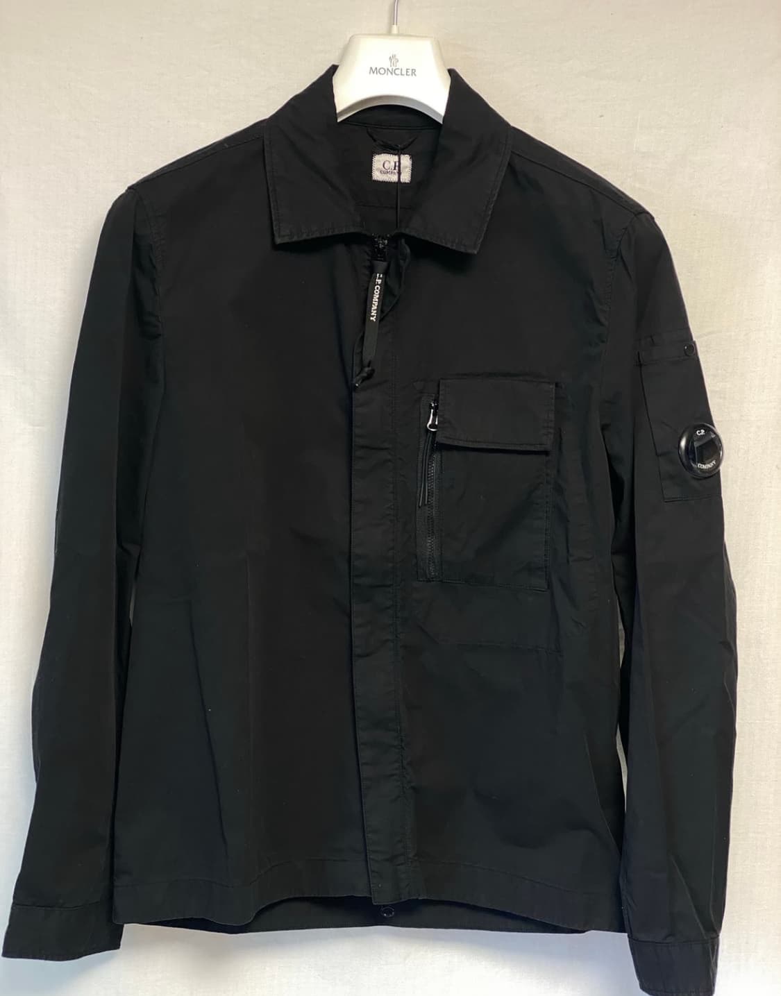 CP컴퍼니 폴드 포켓 렌즈 오버셔츠 자켓(블랙) 상품이미지3