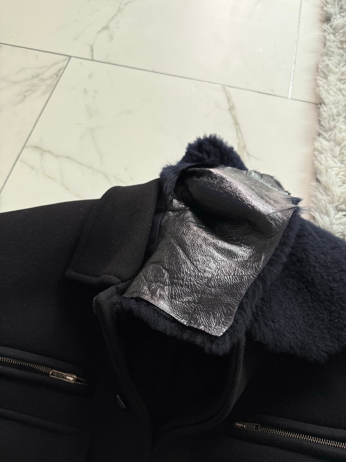 라프시몬스 밀리터리 크롭 울 자켓 46 상품이미지6