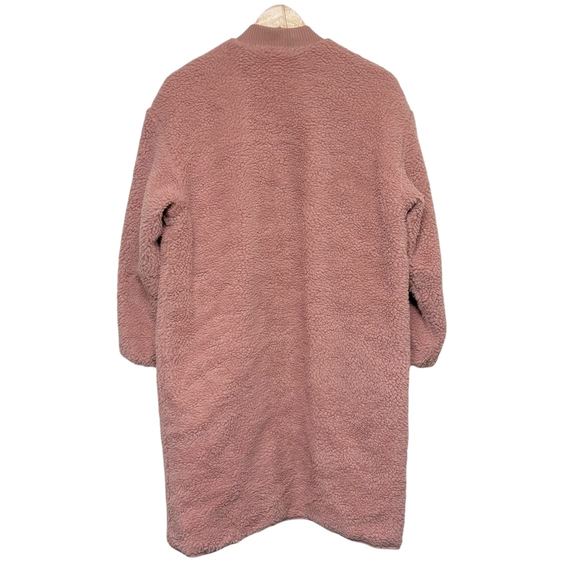 3710 머렐 핑크 리버시블 양면 퍼코트 롱점퍼 상품이미지4