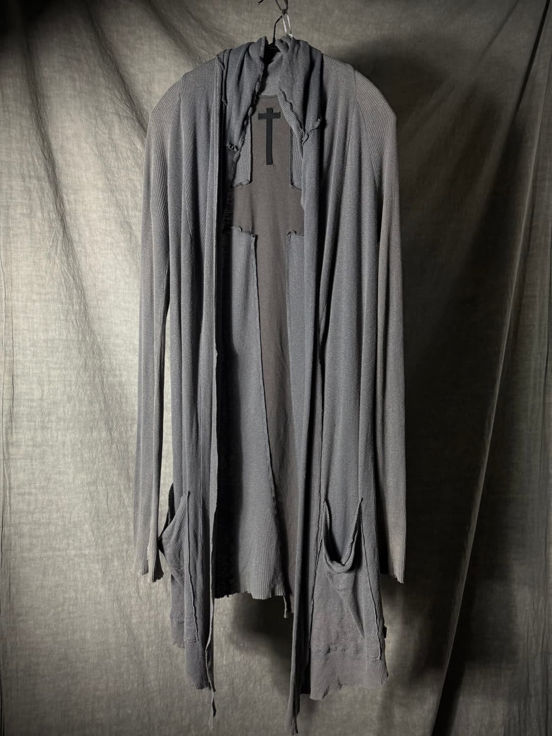 L.G.B. Back Cross Long Cardigan 상품이미지7
