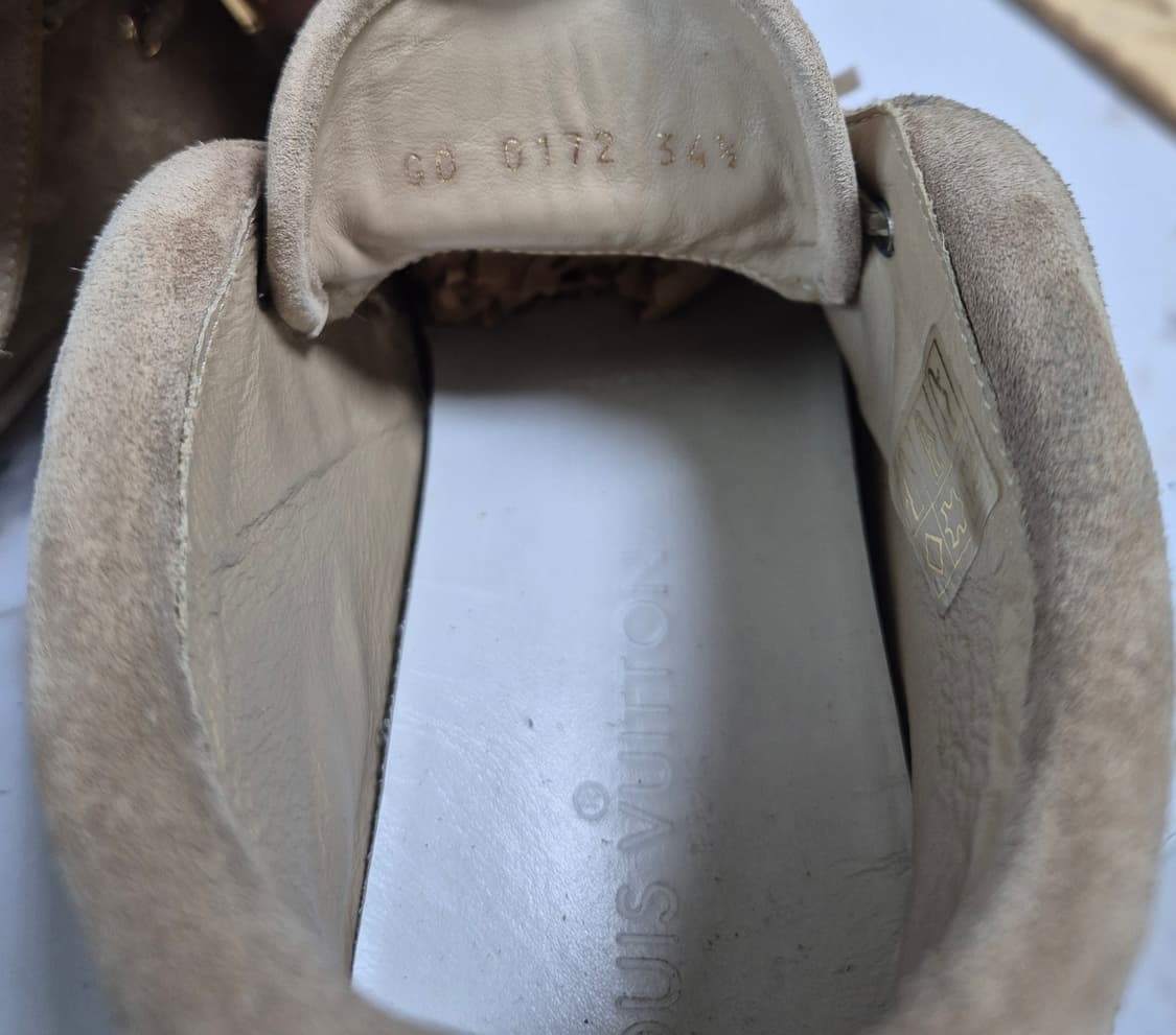 (정품) 루이비통 모노그램 스웨이드 부츠 34.5 상품이미지10