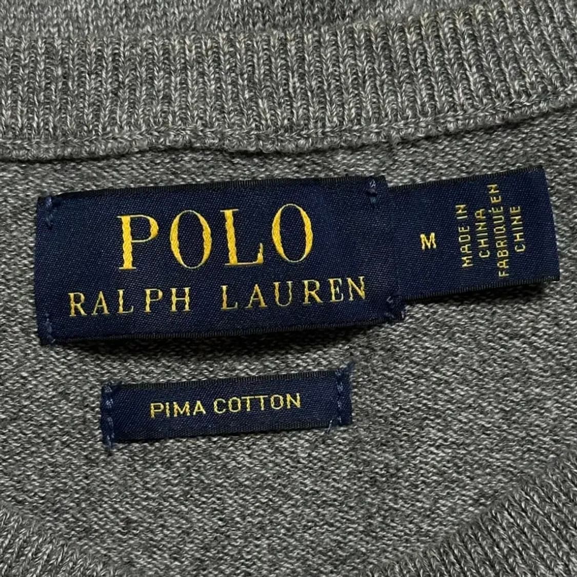 폴로랄프로렌 블랙 포니 그레이 피마 코튼 니트 상품이미지4