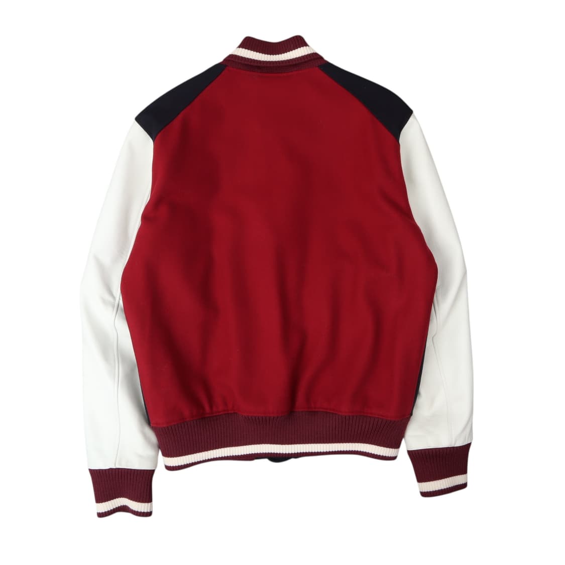 라코스테 카우레더 울 바시티 자켓 상품이미지5