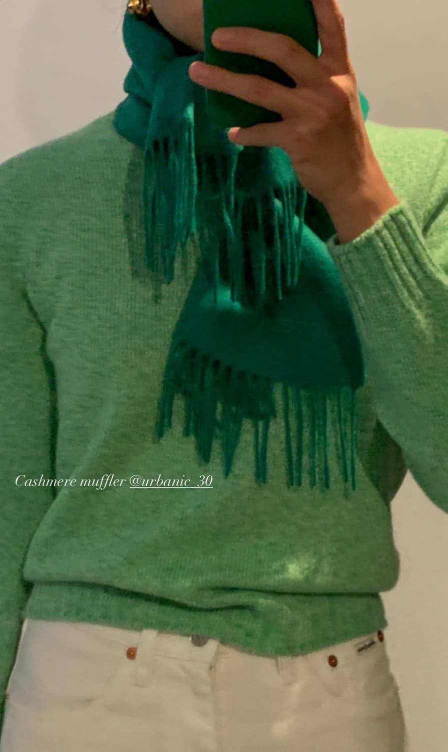 얼바닉30 캐시미어 머플러 상품이미지1