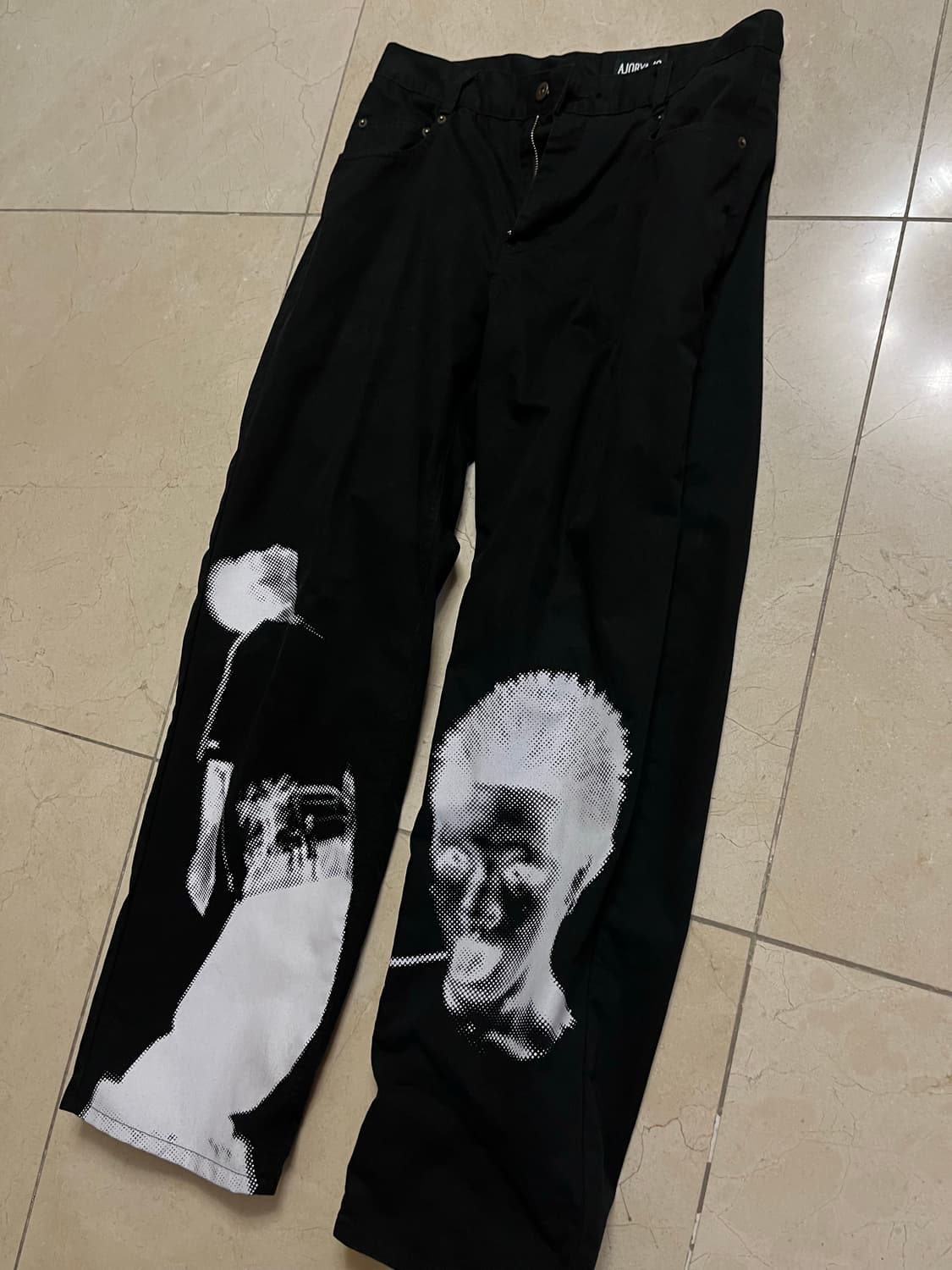 아조바이아조 타이간 블랙 팬츠(L사이즈) 상품이미지4