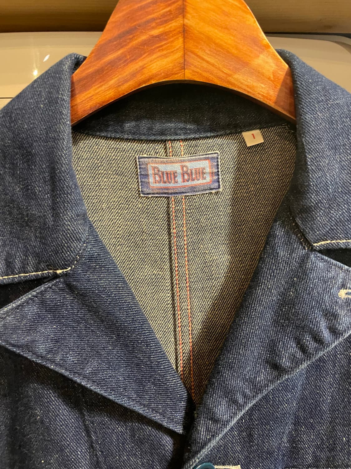 블루블루 데님 초어자켓 상품이미지4