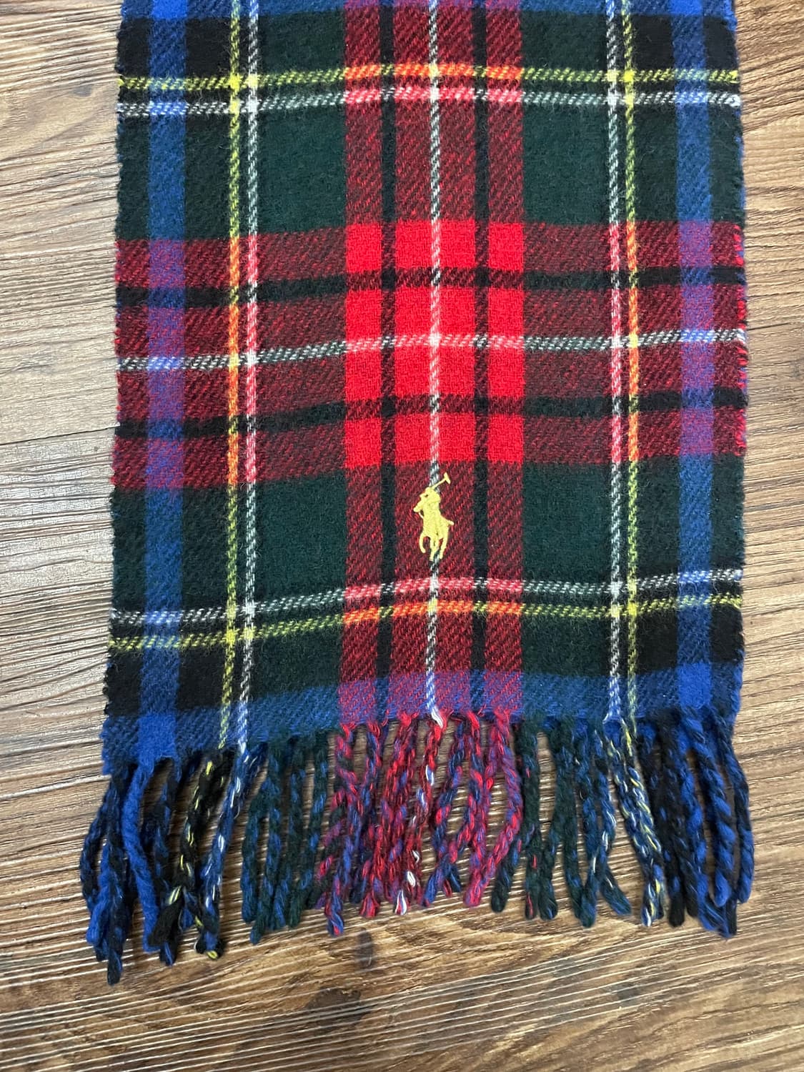 폴로 랄프로렌 리버시블 타탄 체크 머플러 목도리 상품이미지4