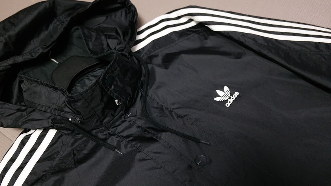 아디다스 롱 윈드브레이커 블랙 빅사이즈 2XL 상품이미지5