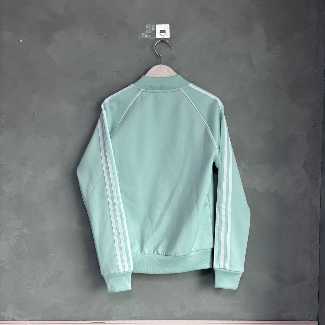 아디다스 신형 슈퍼스타 져지 트랙탑 민트 하늘 상품이미지4