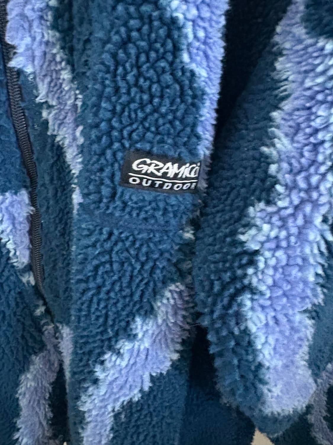 그라미치 쉐르파 패턴 후리스 자켓 L 상품이미지2