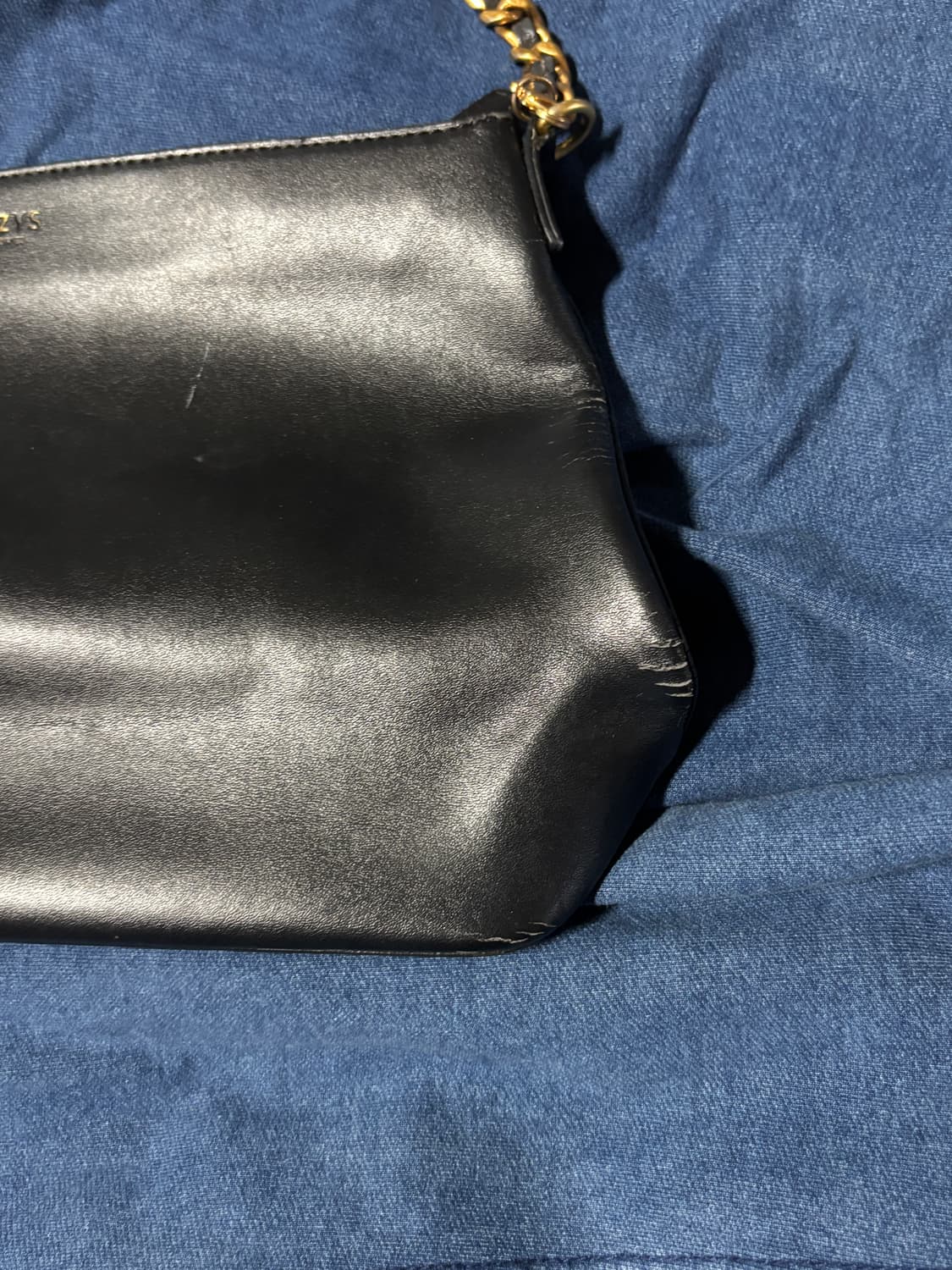 vintage hazzys leather shoulder bag 상품이미지3