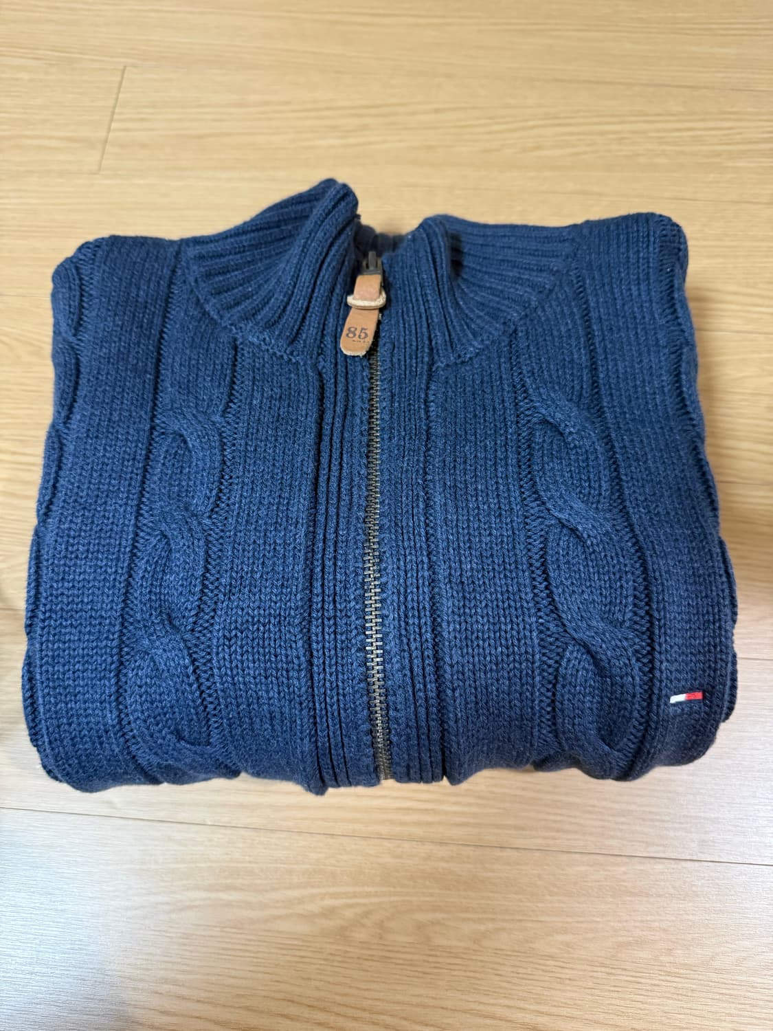 타미힐피거 하이넥 케이블 집업 가디건(100) 새상품 상품이미지1