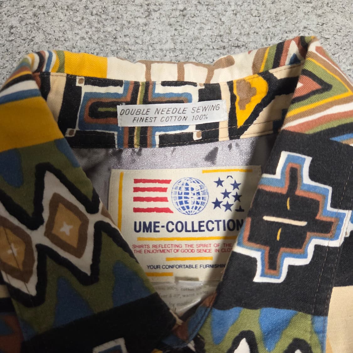 90's Japan Ume Collection 에스닉 셔츠 L(100) 상품이미지3