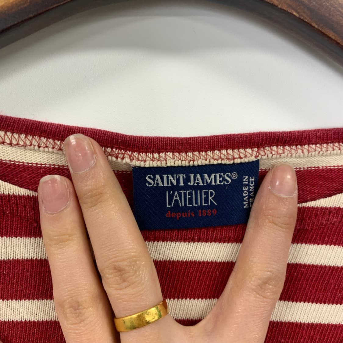 세인트제임스 스트라이프 단가라 롱슬리브 상품이미지5