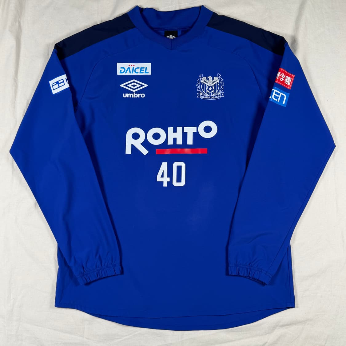 엄브로 감바 오사카 J리그 축구 웜업 유니폼 어센틱 상품이미지2