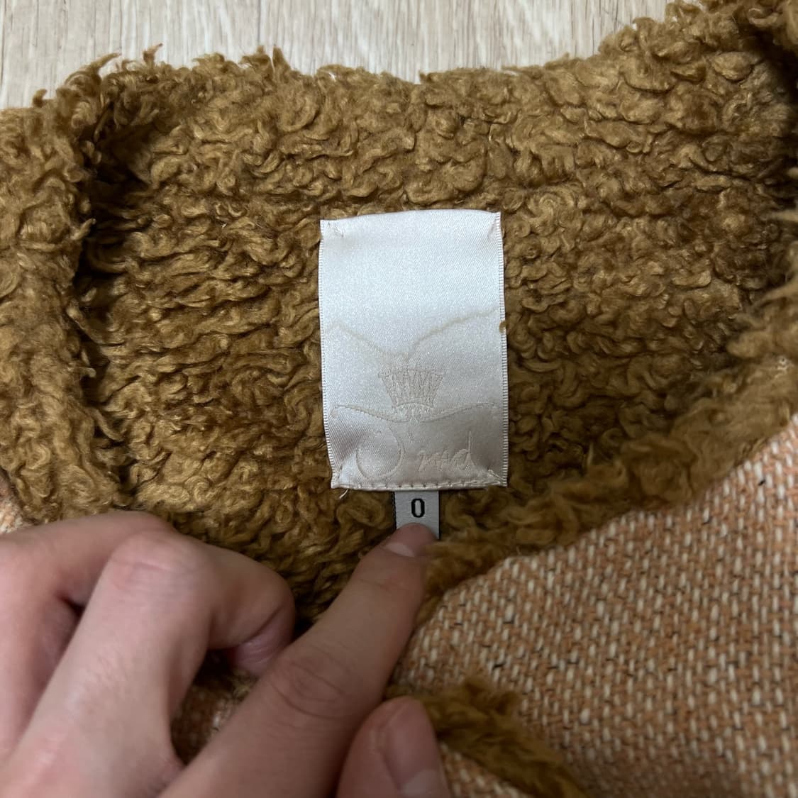 오즈세컨 여성 양털 트위드 자켓 44  상품이미지4