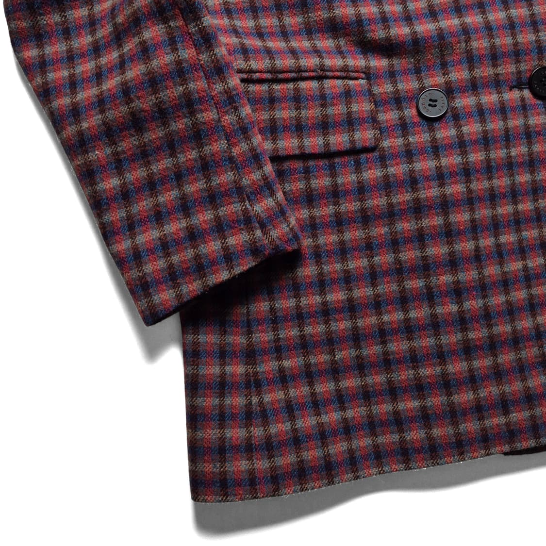 [M] 산드로 더블 브레스트 체크 블레이저 자켓 상품이미지4