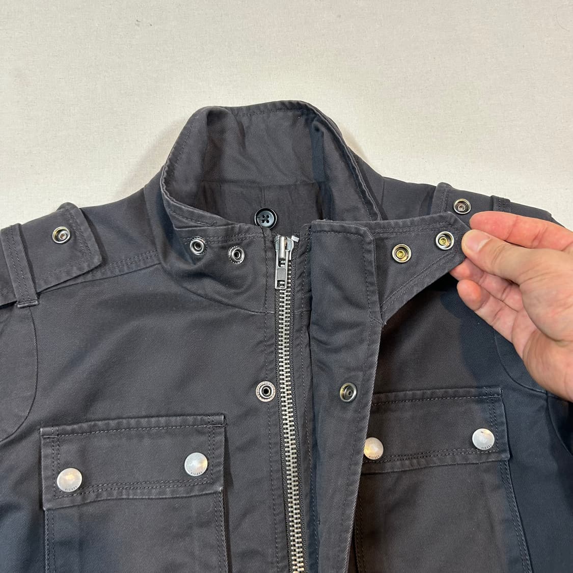 S) 디젤 DIESEL 밀리터리 필드 자켓 상품이미지5