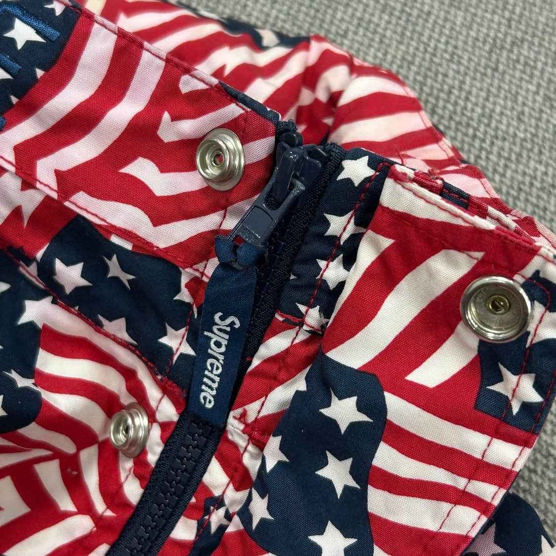슈프림 성조기 래글런 코트자켓(M) 상품이미지9
