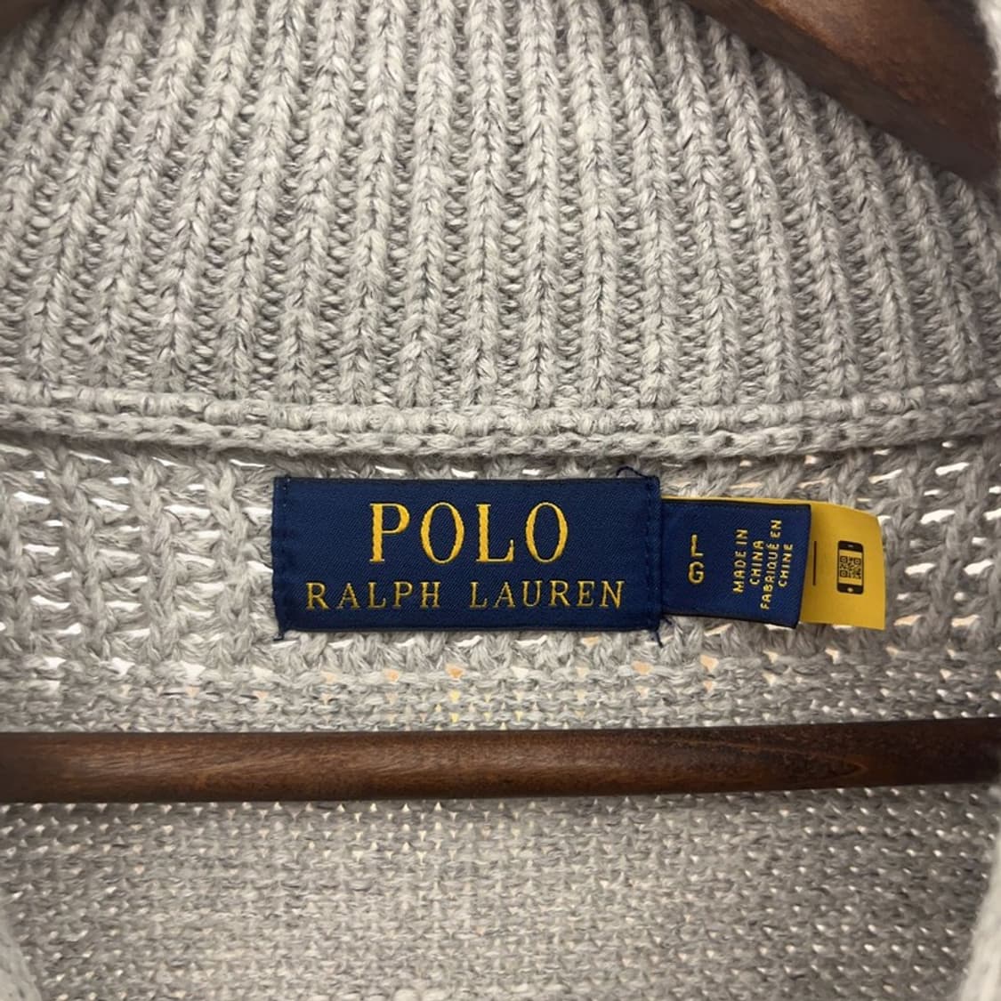 폴로 랄프로렌 빈티지 여리 모던 캐주얼 숄카라 가디건 L C08929 상품이미지5