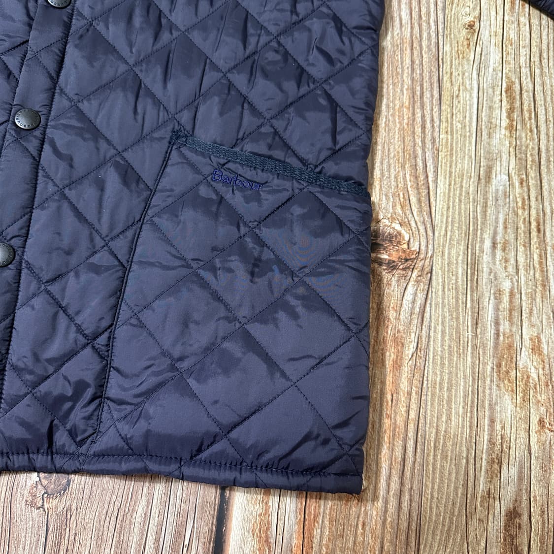 Barbour 바버 클래식 리데스데일 퀼팅 자켓 네이비 색상 XS사이즈 상품이미지8