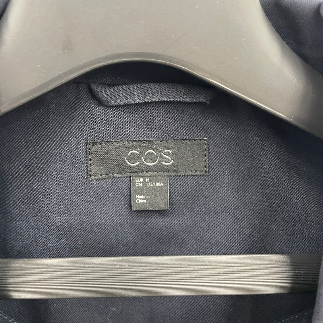 코스 네이비 오가닉 코튼 버튼업 베이직 자켓 상품이미지4