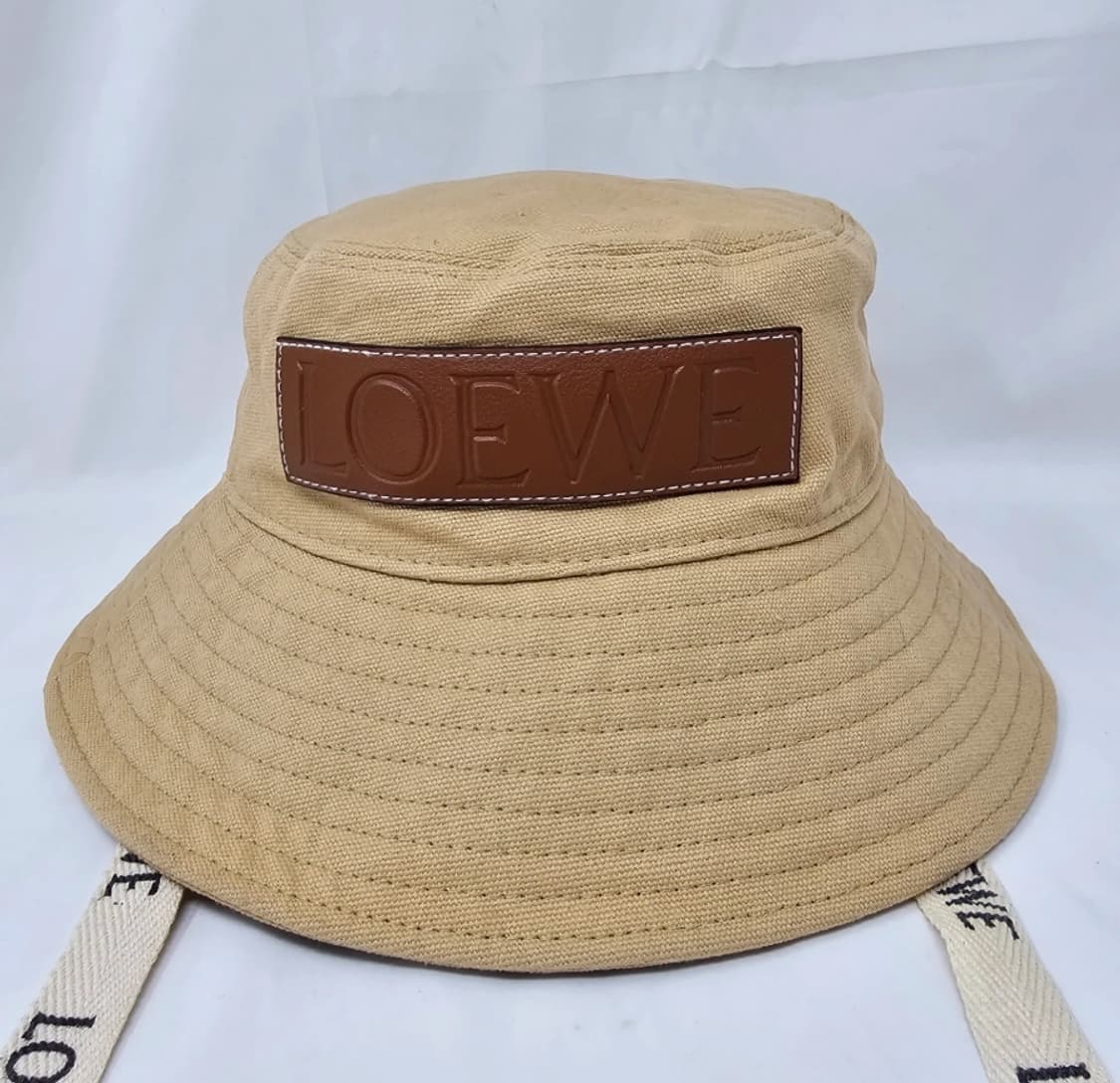 로에베 로고 스트랩 버킷햇 베이지 상품이미지3