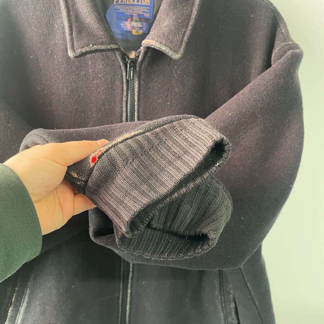 90s 펜들턴 울 블루종 자켓 상품이미지8