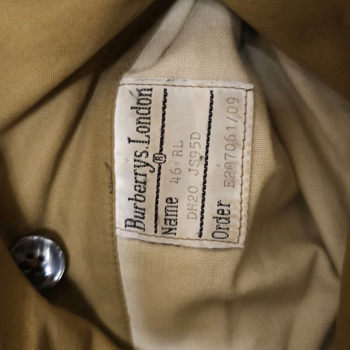 버버리 90's 누빔 트렌치 자켓 상품이미지8