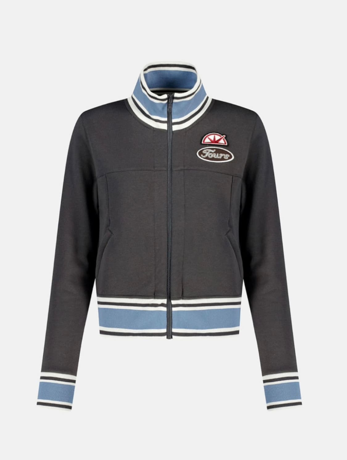 SUNLOVE W Emblems Track Jacket chacoal 상품이미지1