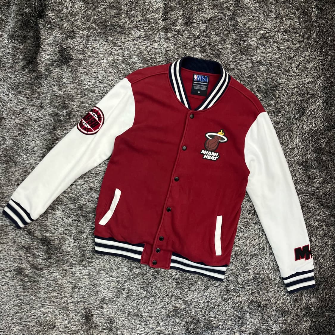 NBA 마이애미 히트 바시티 자켓 (XL) 상품이미지1