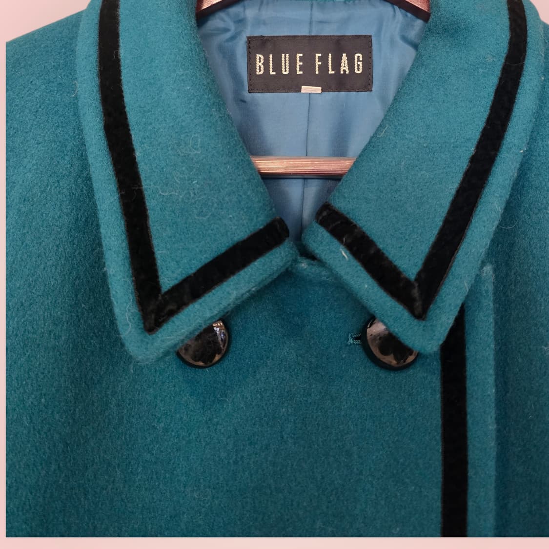 BLUE  FLAG  울 코트 상품이미지5