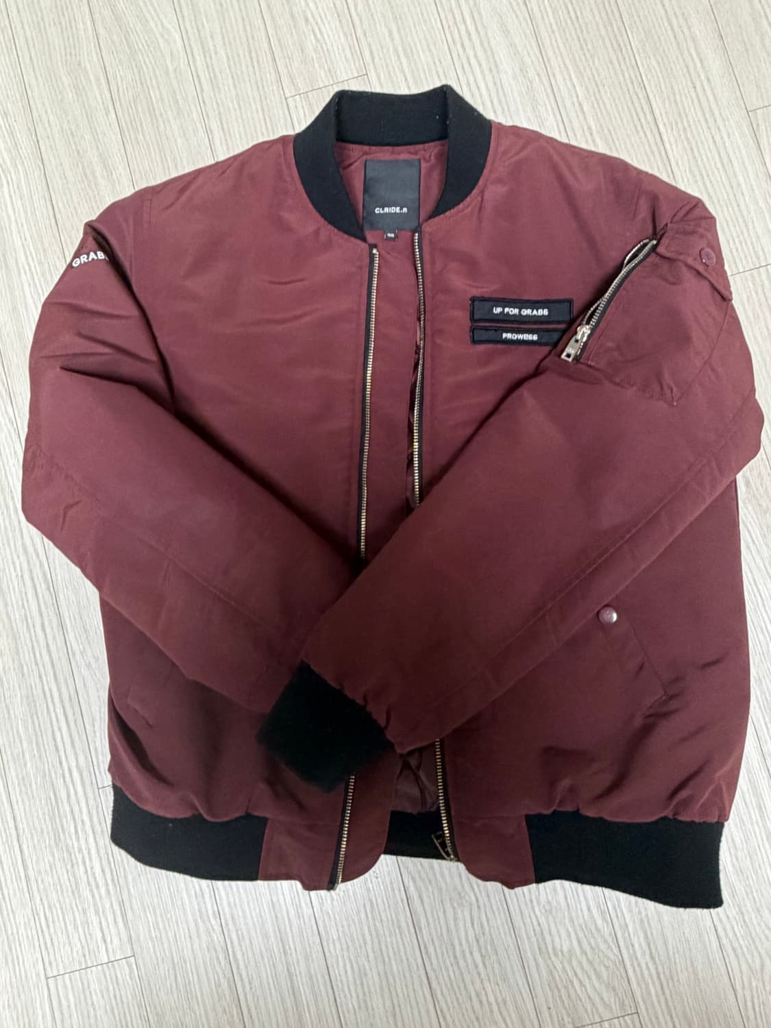 버건디 항공점퍼 상품이미지1