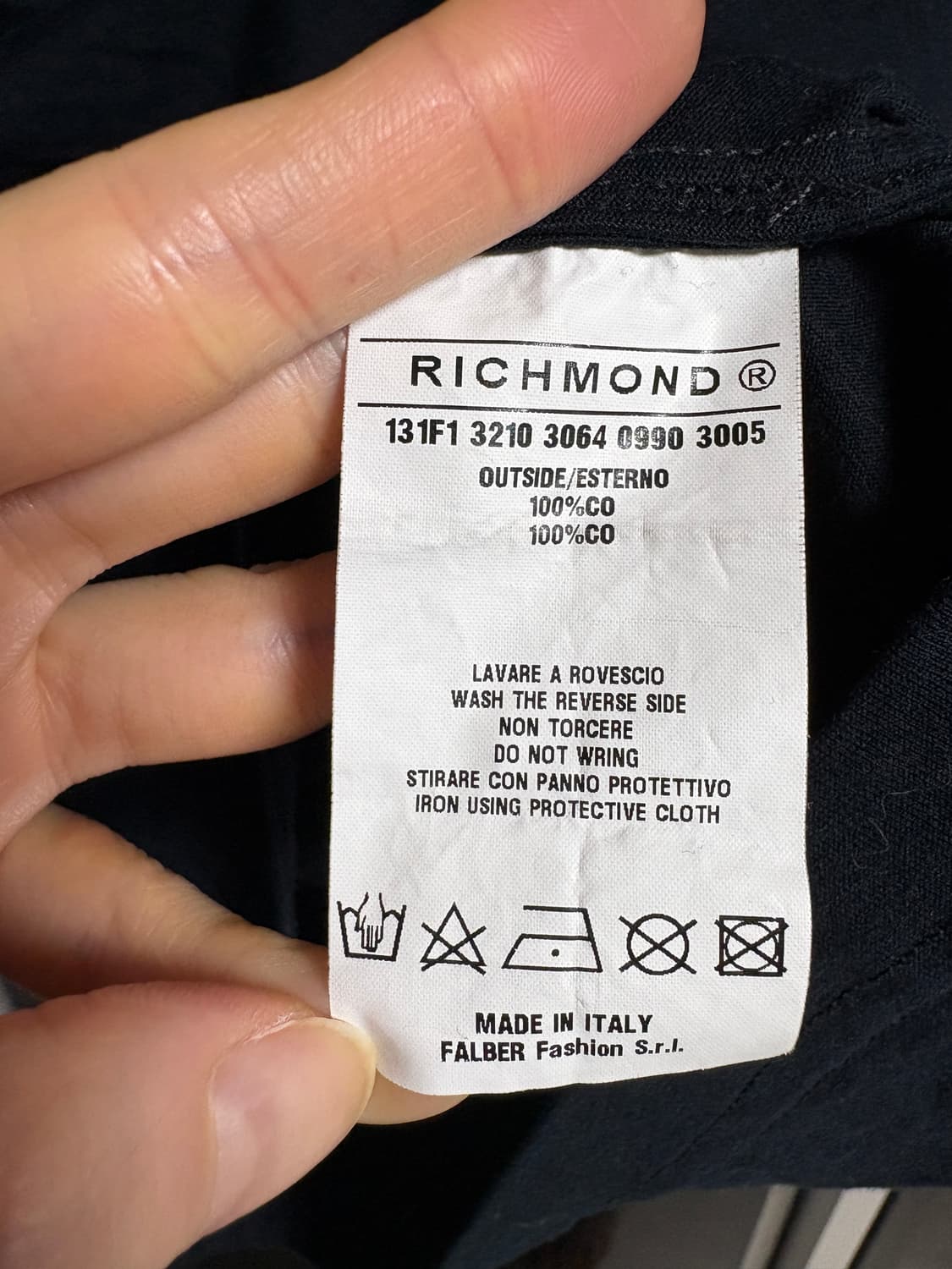 존 리치몬드 블랙 크로스 반팔티 상품이미지4