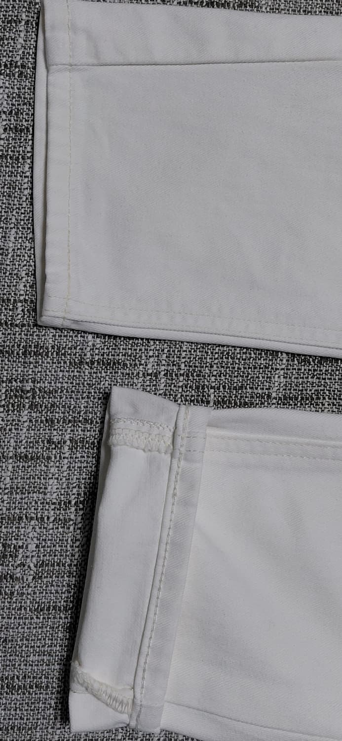 [S] Lee(리) 프리 오가닉 코튼 화이트 데님 팬츠 (LL1612) 상품이미지4