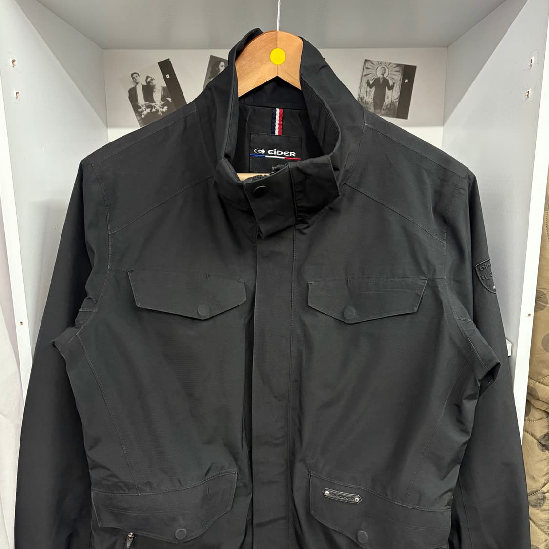 (M) 아이더 블랙 고어텍스 바람막이 자켓 상품이미지2