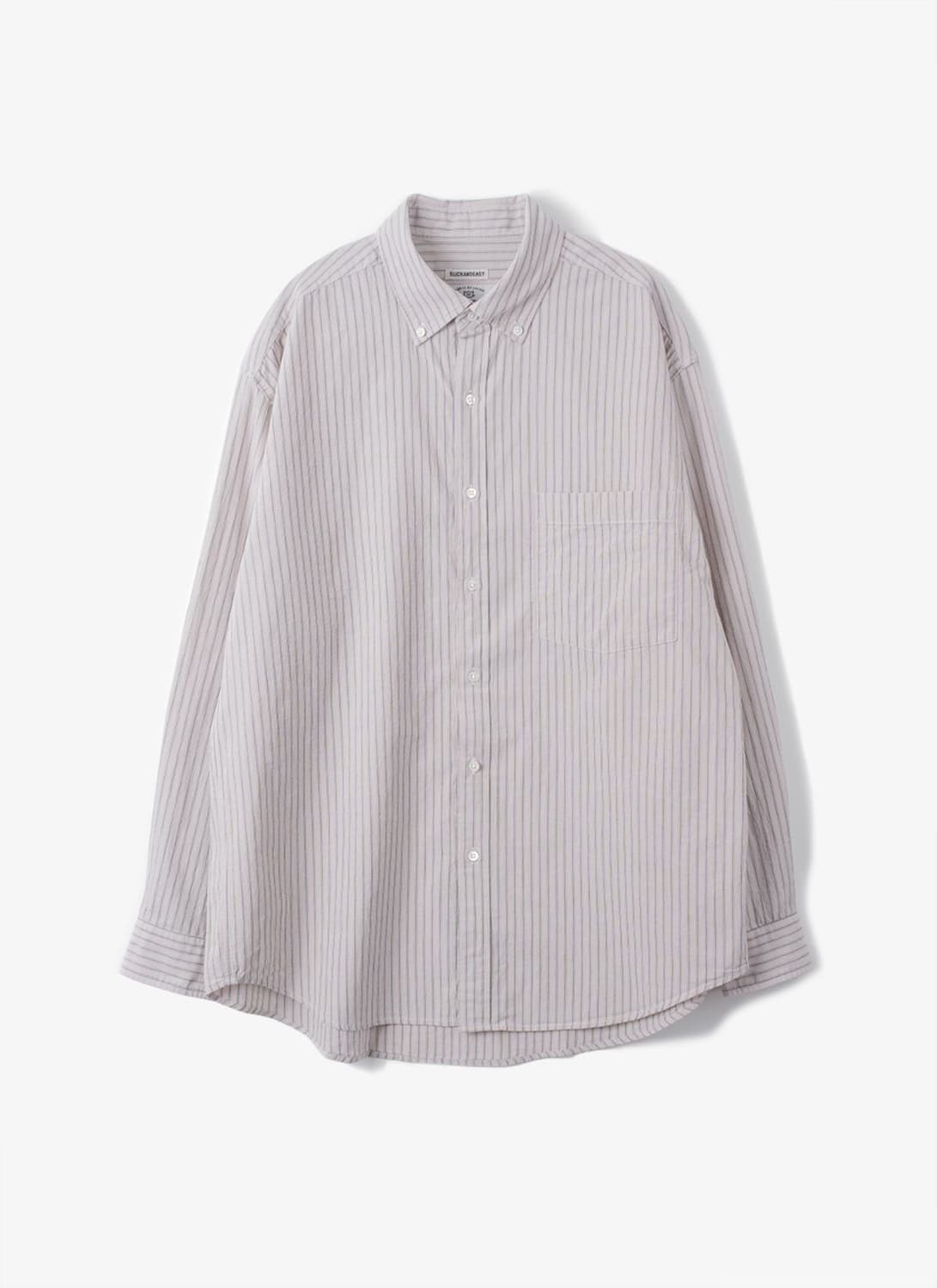 슬릭앤이지 슬릭 셔츠 코랄 스트라이프 3사이즈  상품이미지2