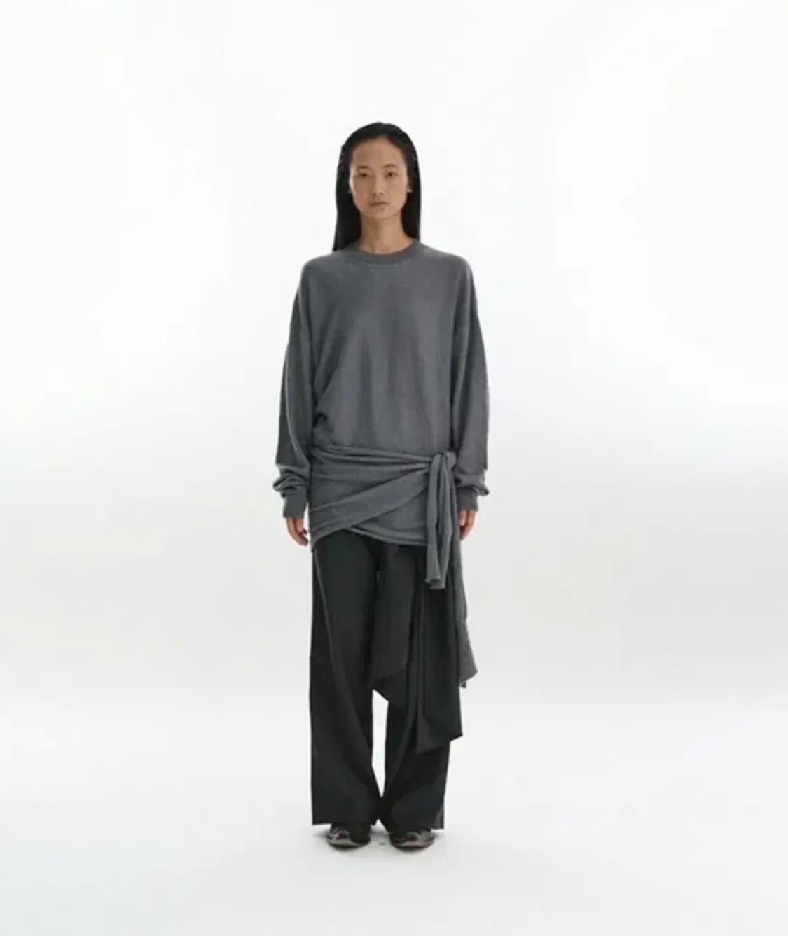 리포스 repos side wrap knit 니트 상품이미지1