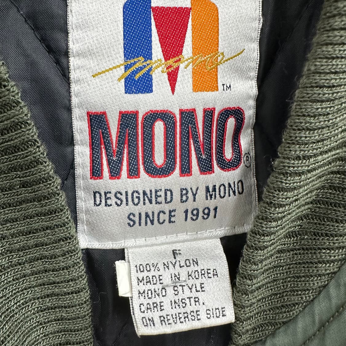 MONO SPORT 남자 패치워크 루즈핏 항공점퍼 상품이미지3