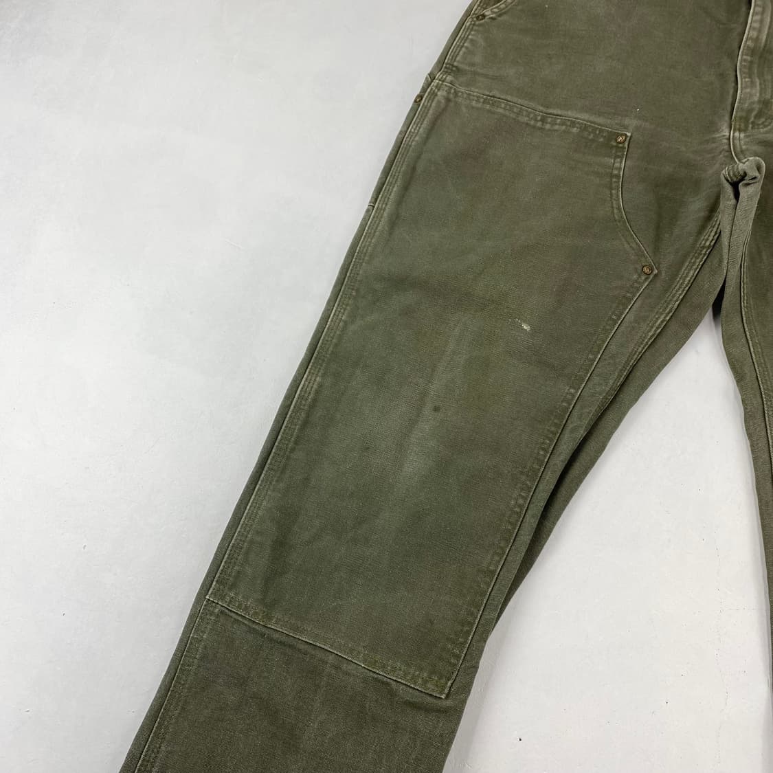 칼하트 OG 카키 더블니 워크 팬츠 (36) 상품이미지8