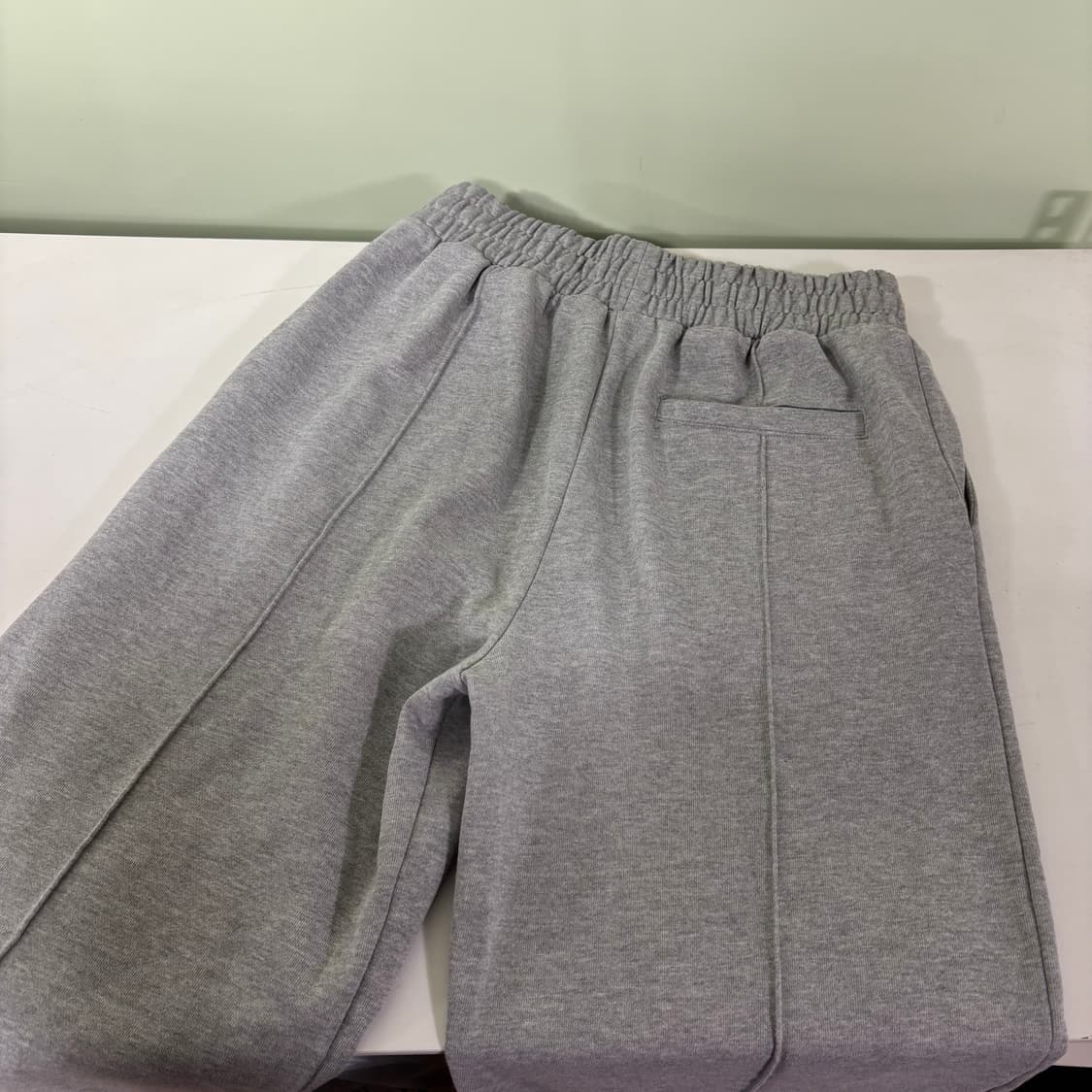 M-L 자라 그레이 와이드핏 스웻팬츠 상품이미지3